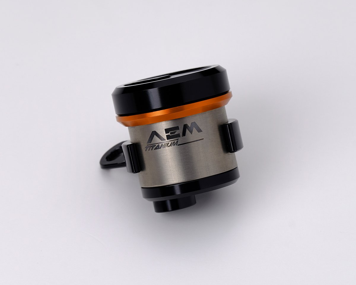 AEM FACTORY - TITANIUM INTEGRATED RESERVOIR FLUID TANKS FOR BREMBO OE MASTER CYLINDERS - Image 6