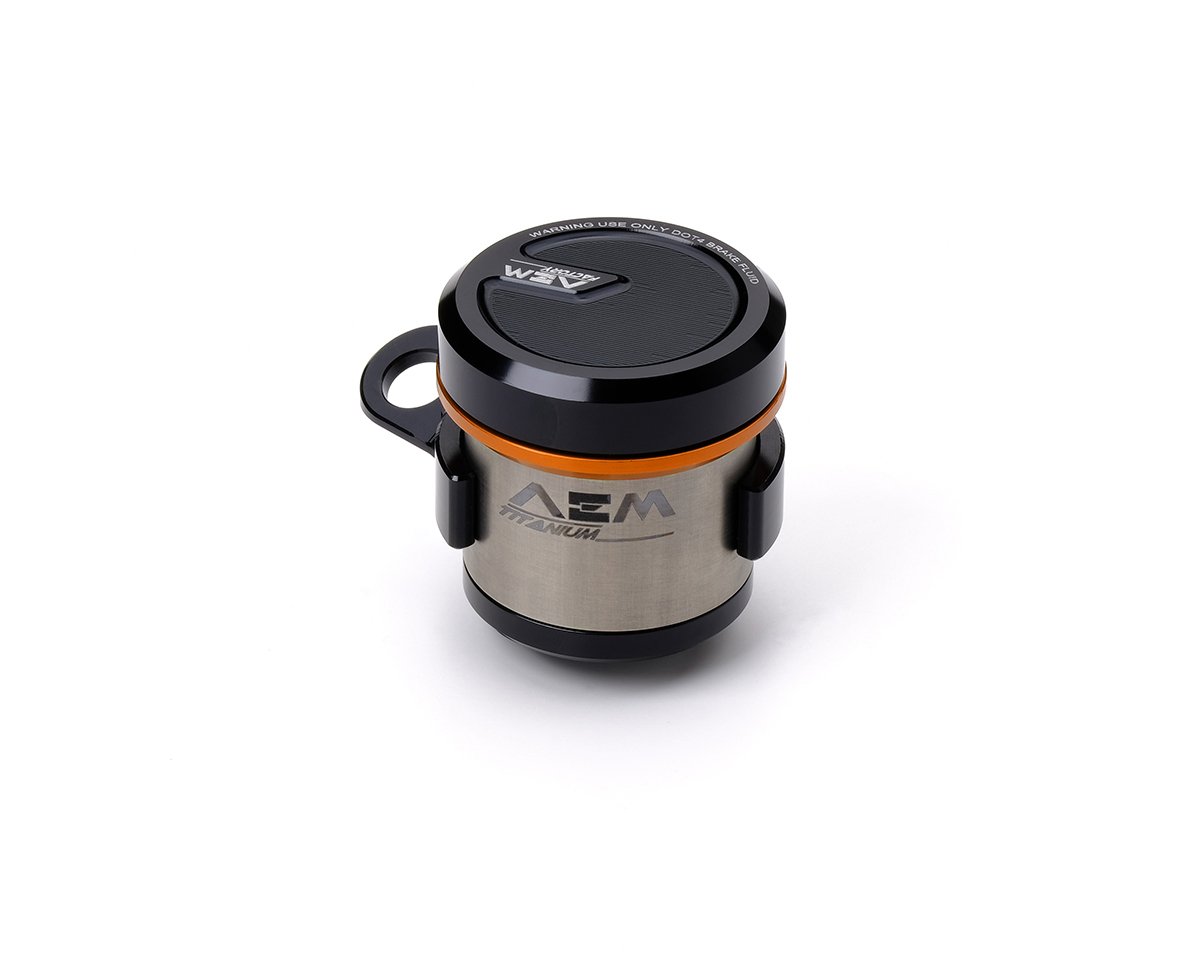AEM FACTORY - TITANIUM INTEGRATED RESERVOIR FLUID TANKS FOR BREMBO OE MASTER CYLINDERS - Image 2