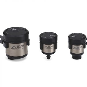 AEM FACTORY - TITANIUM INTEGRATED RESERVOIR FLUID TANKS FOR BREMBO OE MASTER CYLINDERS