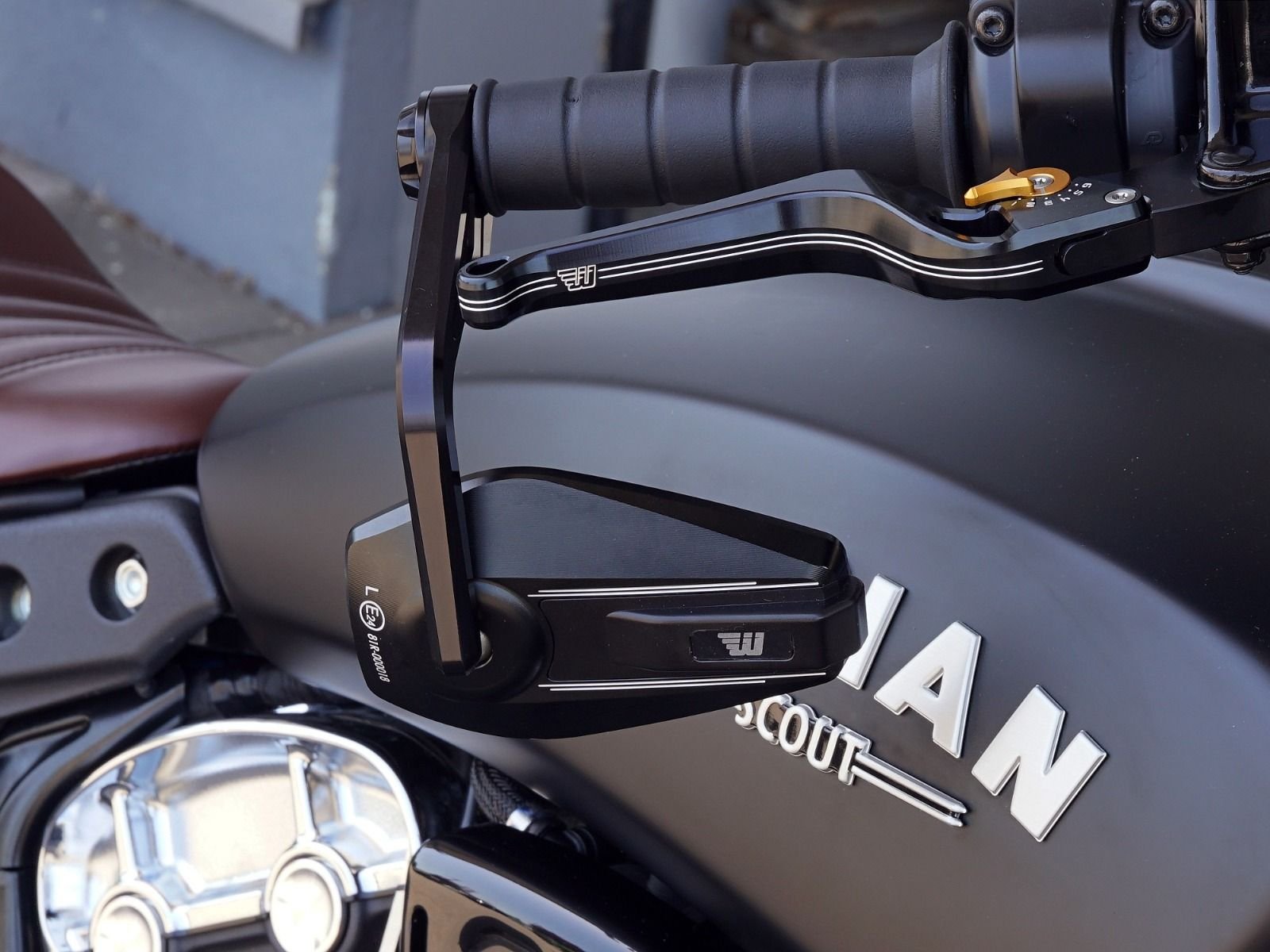 Bar End Mirror Indian Scout Bobber - Image 2