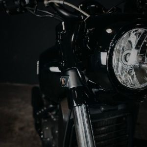 Motoism Indian Scout Bobber Fork Cover Turn Signal & Running Light with Headlight Mask