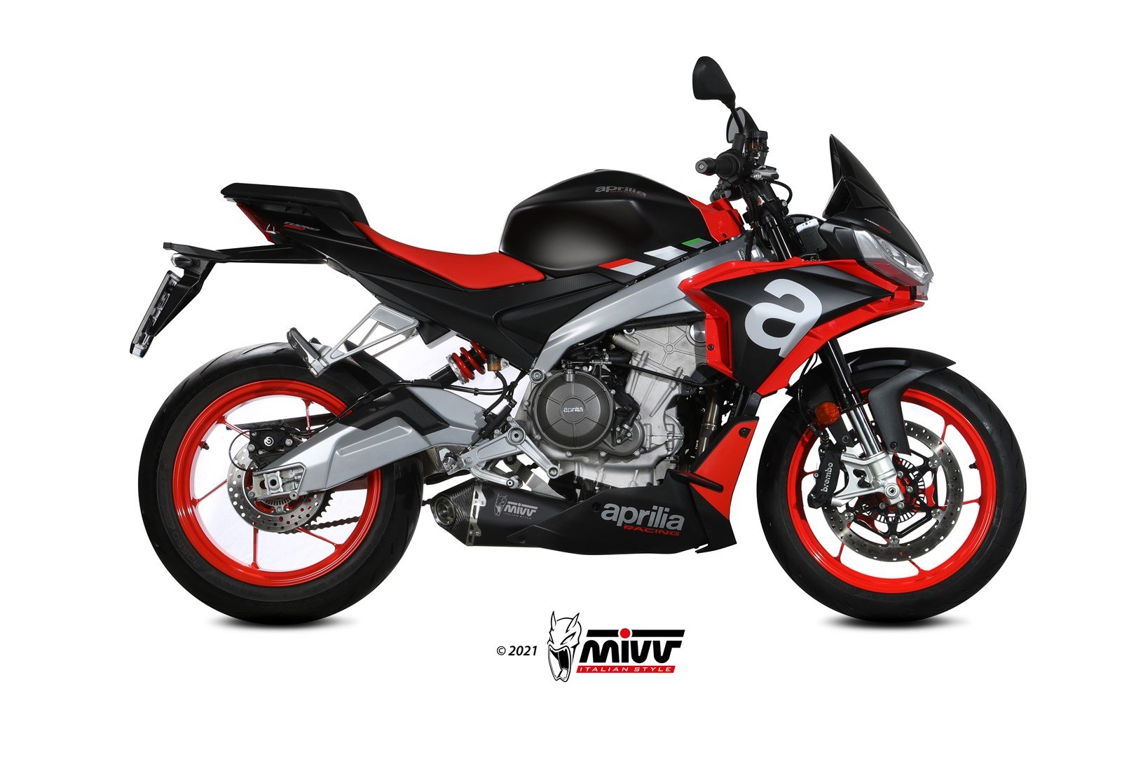 MIVV Full System 1x1, Delta Race Black, Standard Exhaust For Aprilia RS 660 / Tuono 660 - Image 5