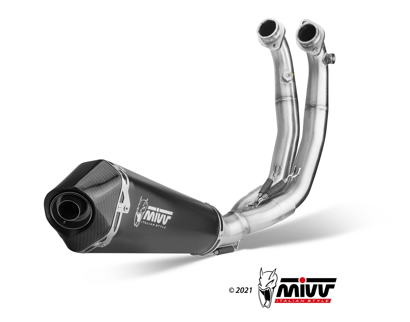 MIVV Full System 1x1, Delta Race Black, Standard Exhaust For Aprilia RS 660 / Tuono 660 - Image 3