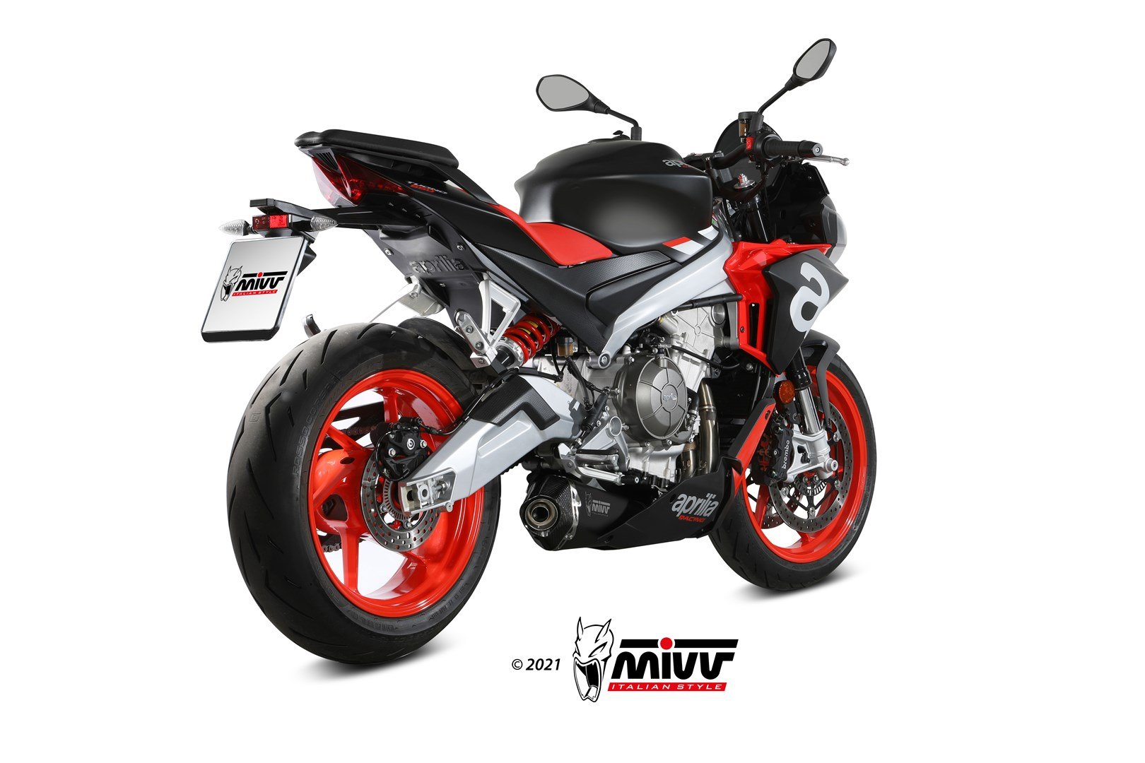MIVV Full System 1x1, Delta Race Black, Standard Exhaust For Aprilia RS 660 / Tuono 660 - Image 4