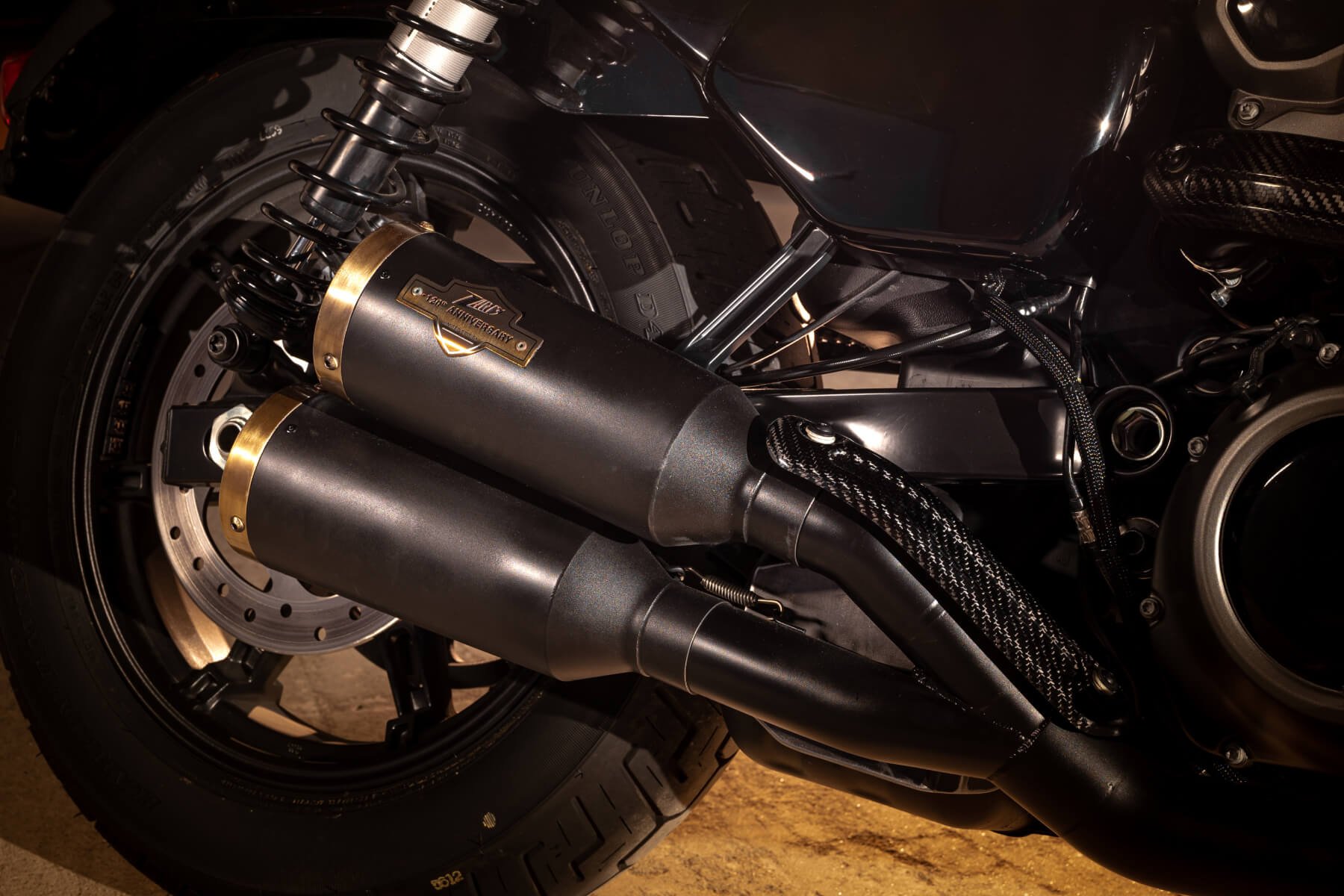 Zard 120th ANNIVERSARY LIMITED EDITION Full Exhaust for Harley Davidson Nightster 975 (2023+)