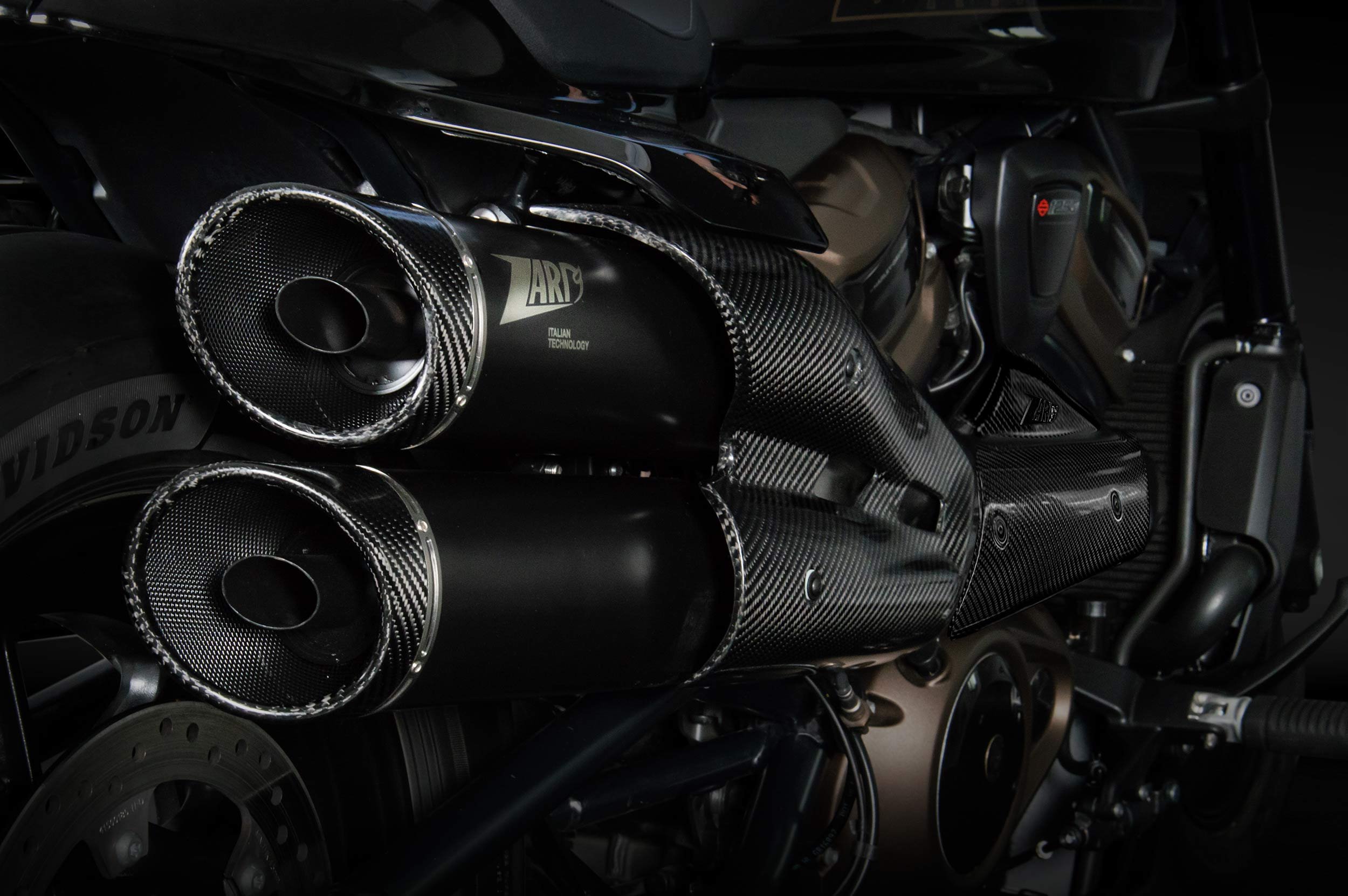 Zard GT exhaust for Harley Davidson Sportster S 1250