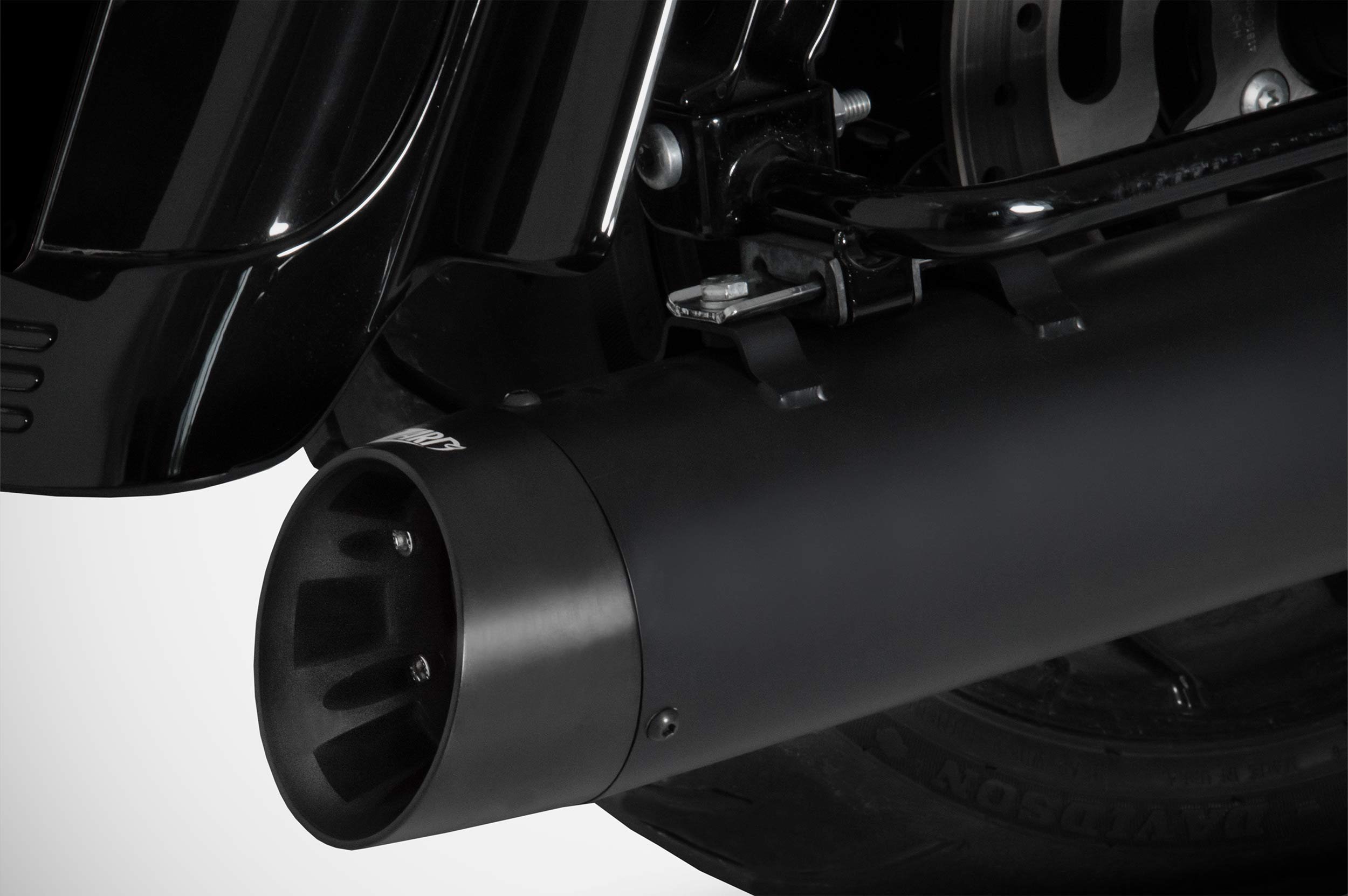 Zard Dual Slip-on Exhaust System for Harley Davidson Grand American Touring Motorcycles (114cc engines - Glides and Road King - 2021+) - Image 3