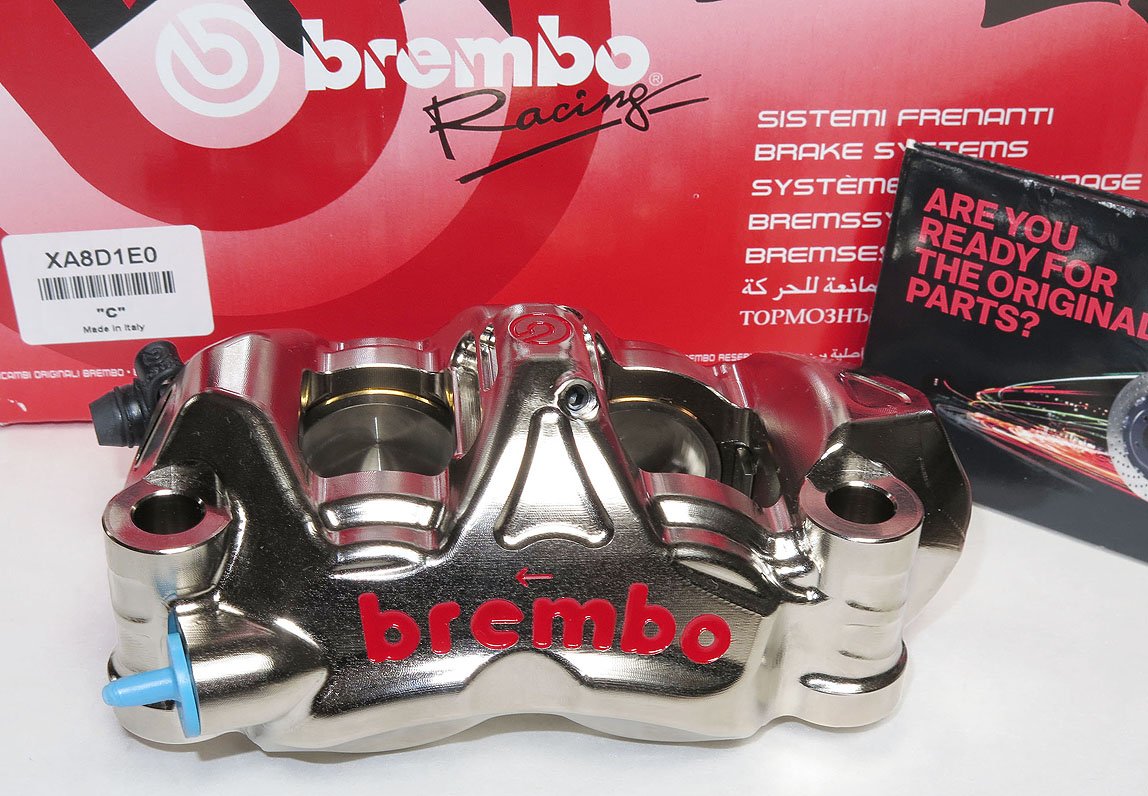 Brembo Racing 108mm Monobloc P4 34/38 Nickel Cadmium Racing Calipers