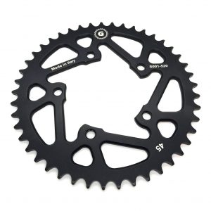 Gandini Race Aprilia Black Hard Anodized 520 Aluminum Rear Sprocket