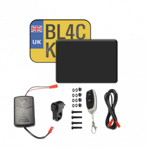 european motorcycle license plate hider