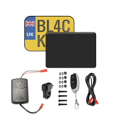 european motorcycle license plate hider