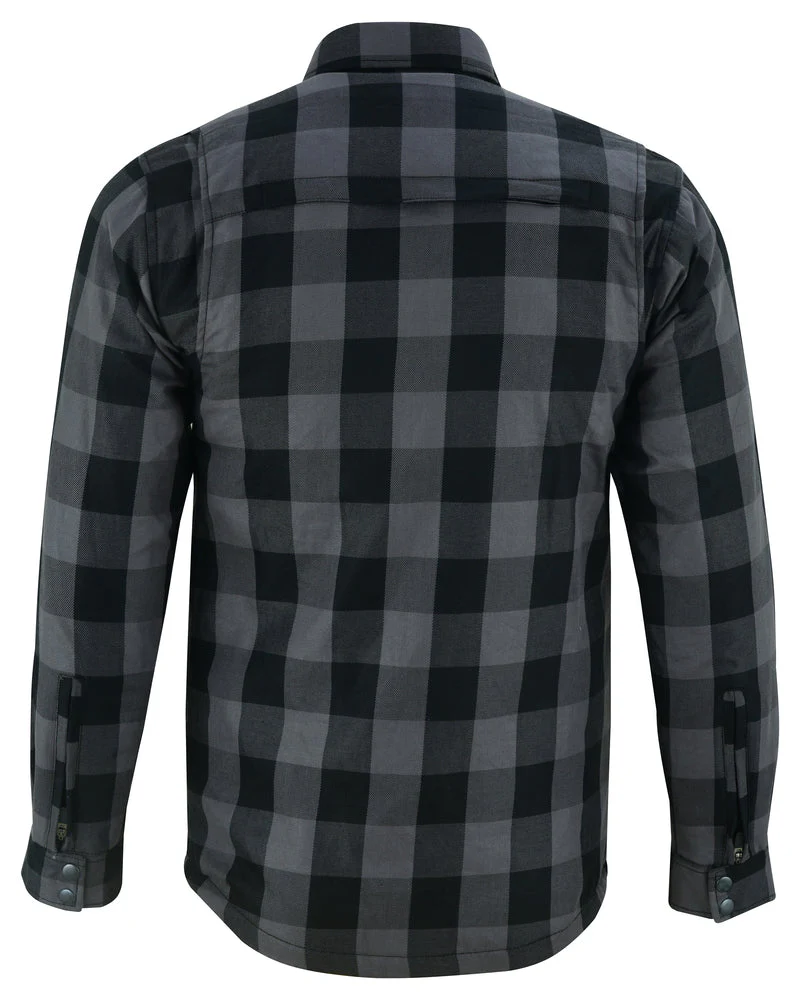 Armored Flannel Shirt - Gray - Image 8